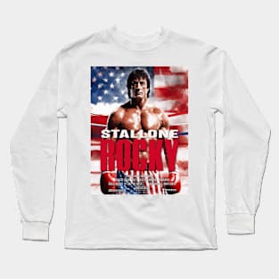 Rocky Balboa Art Long Sleeve T-Shirt